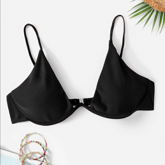 Black Bikini Top (M) - Picture 1 of 4